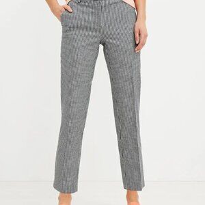 LOFT Petite Gingham Trousers